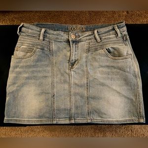 Rock & Roll denim skirt